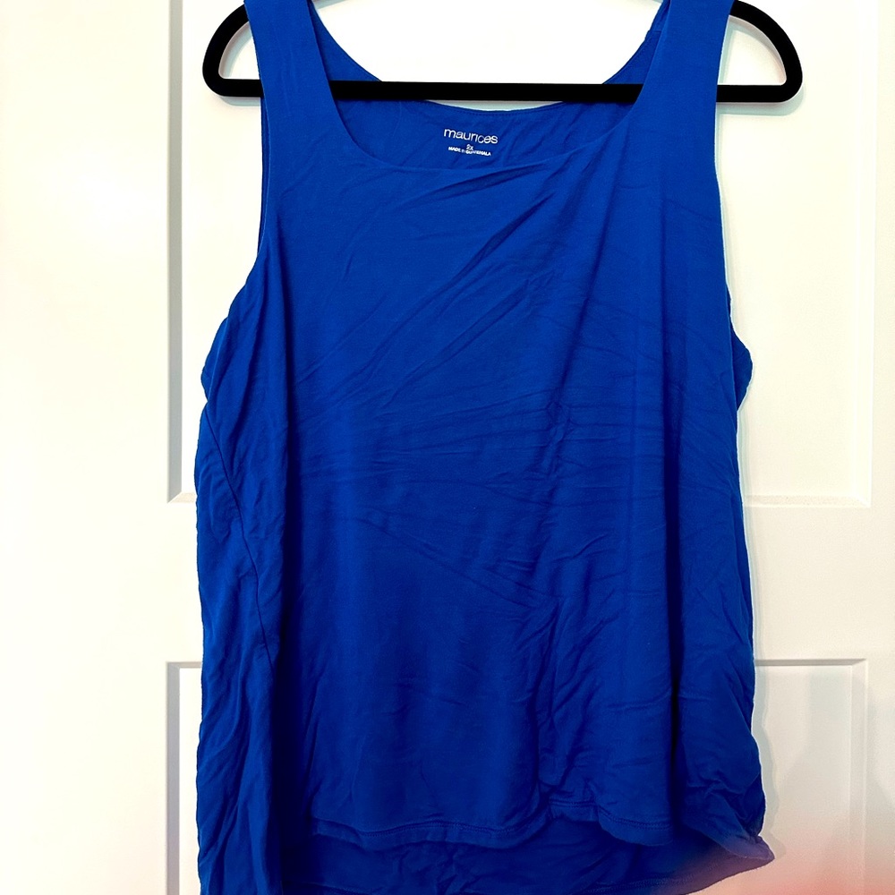 Maurices Flag Blue 2XL Tank Top